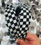 RTS Checkered Knotted Headbands (PRE ORDER STATUS)