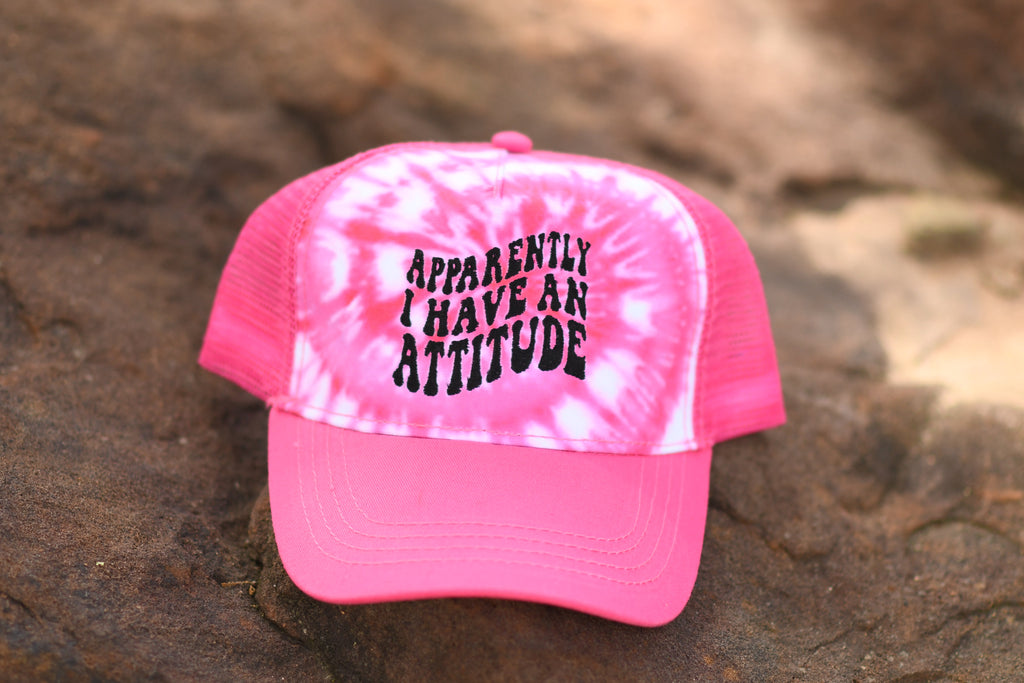 Apparently I Have An Attitude Trucker Cap