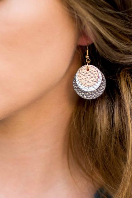 Leather & Grace Lightweight Layered Earrings