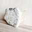 TEXAS MADE! Chunky White Turquoise Slab on Hammered Gold Cuff Ring Base